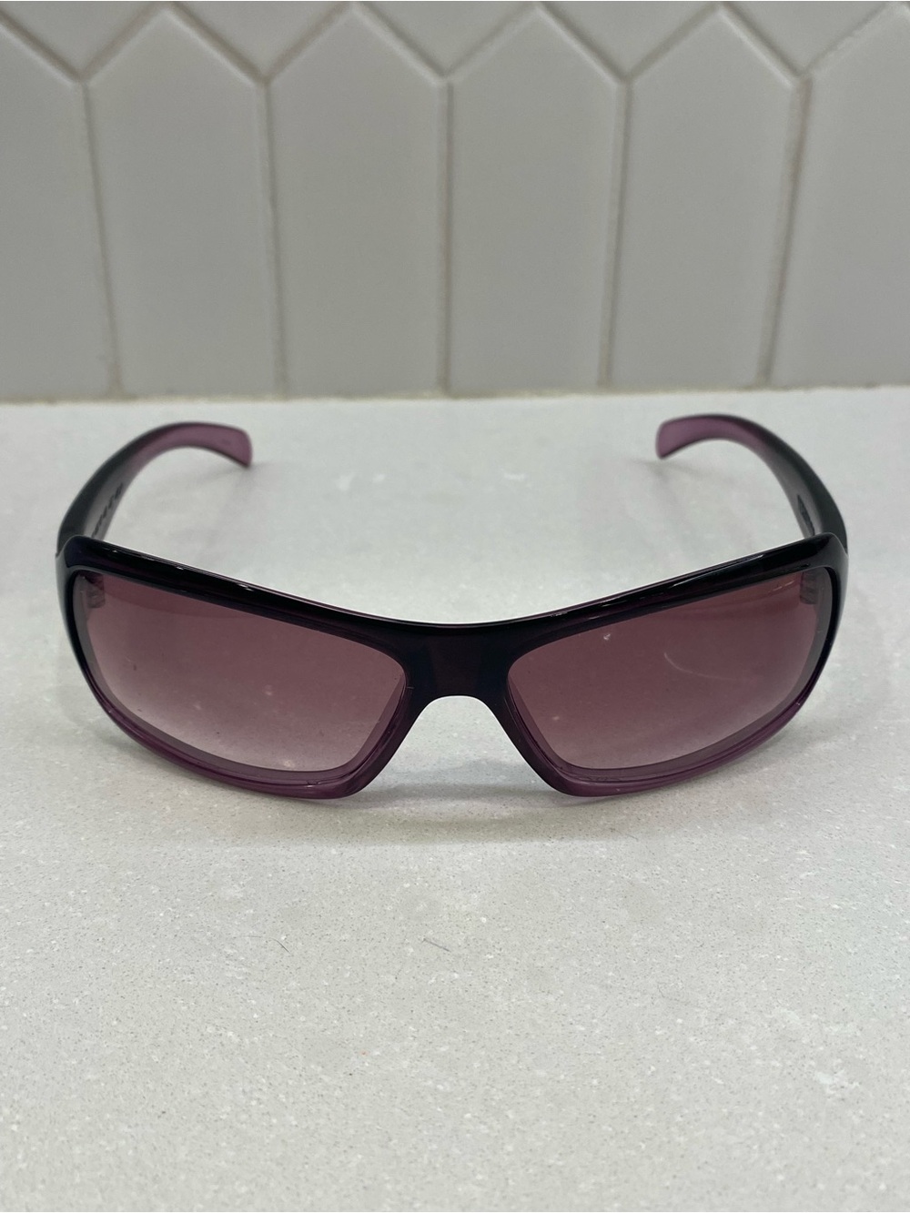 VINTAGE SMITH POLRIZED TLT OPTICS METHOD - Purple FADE - SUNGLASSES - EUC